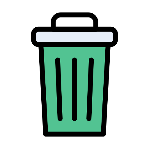 contenedor de basura icono gratis