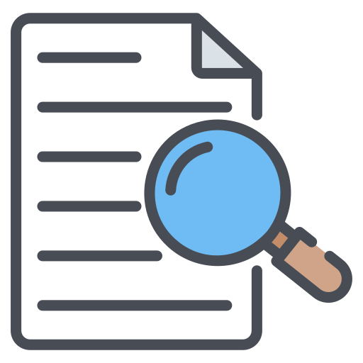 사례 연구 무료 아이콘