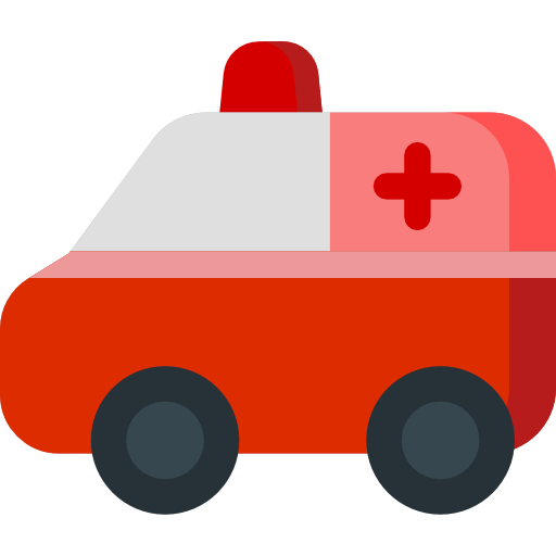 Ambulance Soodabeh Ami Flat icon