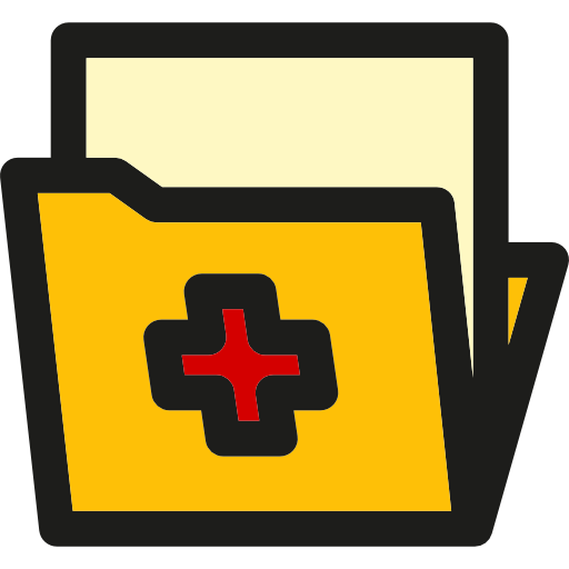 historial médico icono gratis