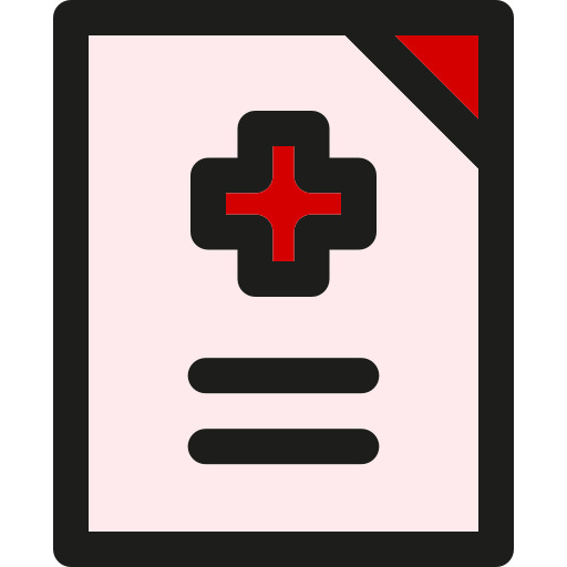 historial médico icono gratis