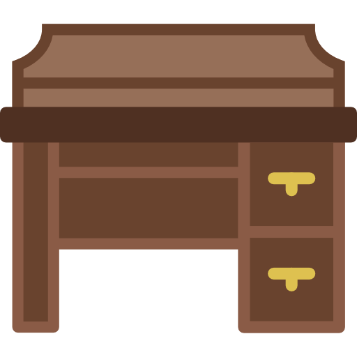 Desk - Free furniture and household icons