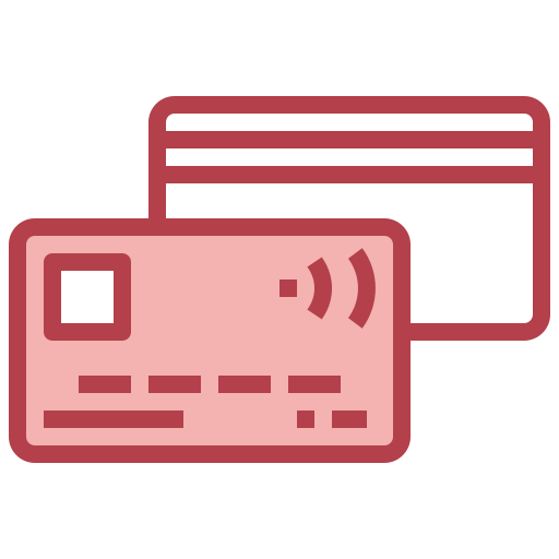 Credit card Surang Red icon