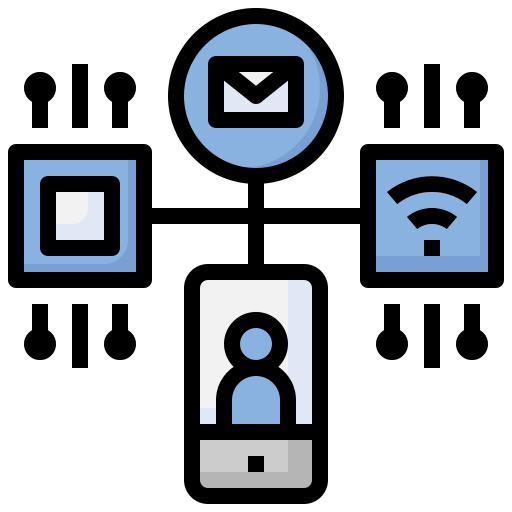 Icono De Datos Surang Lineal Color