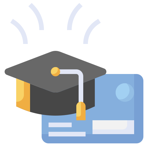 graduación icono gratis