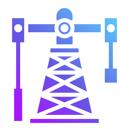 petróleo y gas icono gratis