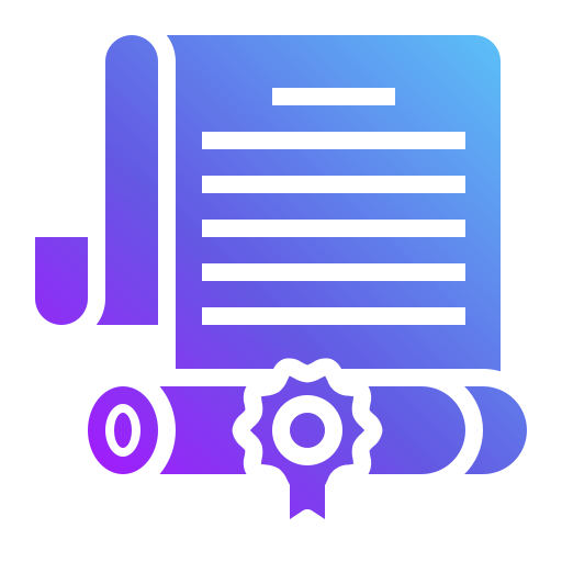 certificado icono gratis