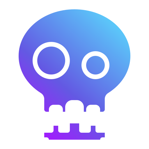 Skull Generic Flat Gradient icon