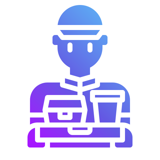 배달부 무료 아이콘