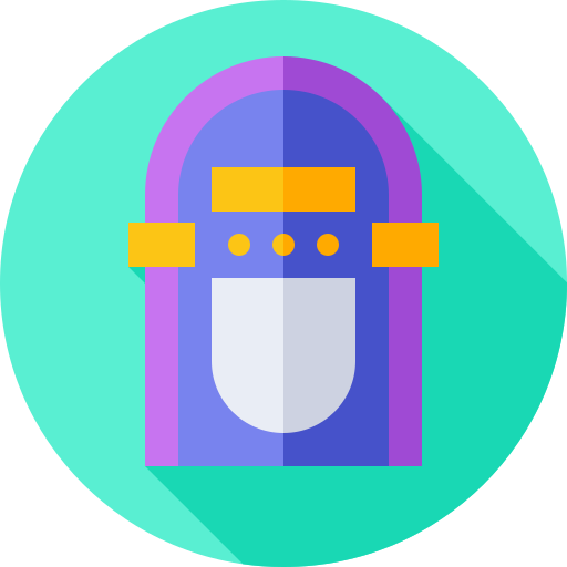 tocadiscos tragamonedas icono gratis