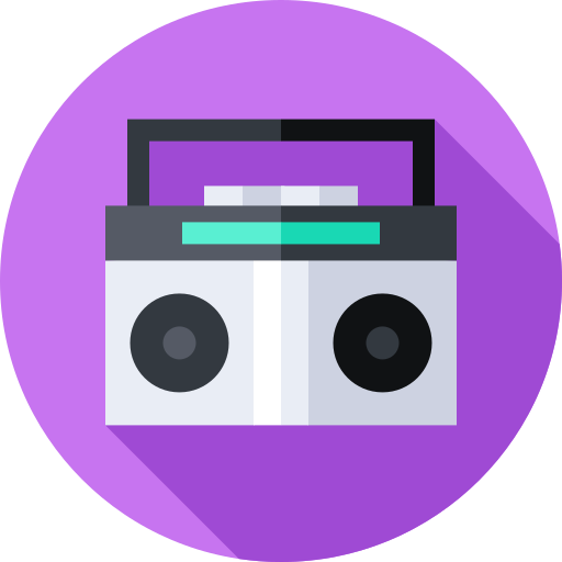 boombox icono gratis