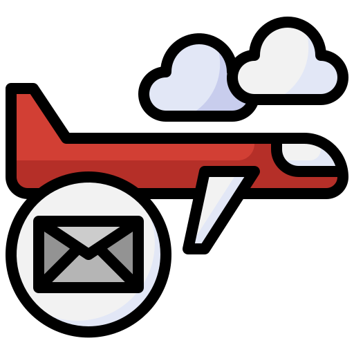 correo aéreo icono gratis