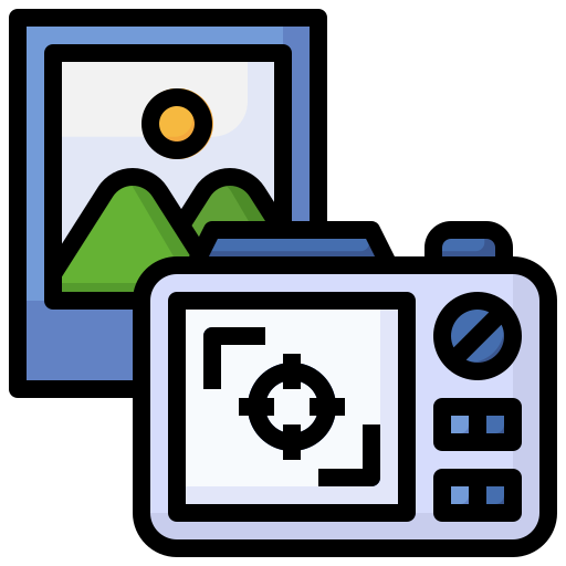 cámara fotográfica icono gratis