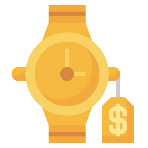 reloj de pulsera icono gratis