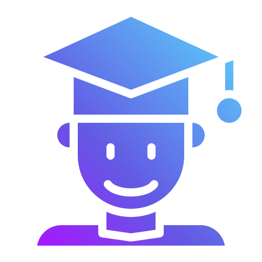 Student Generic Flat Gradient icon