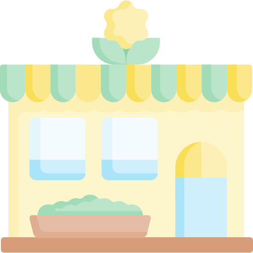 tienda de flores icono gratis