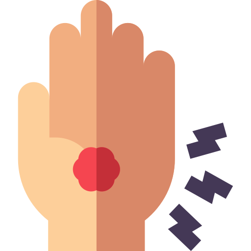 Hand Basic Straight Flat icon