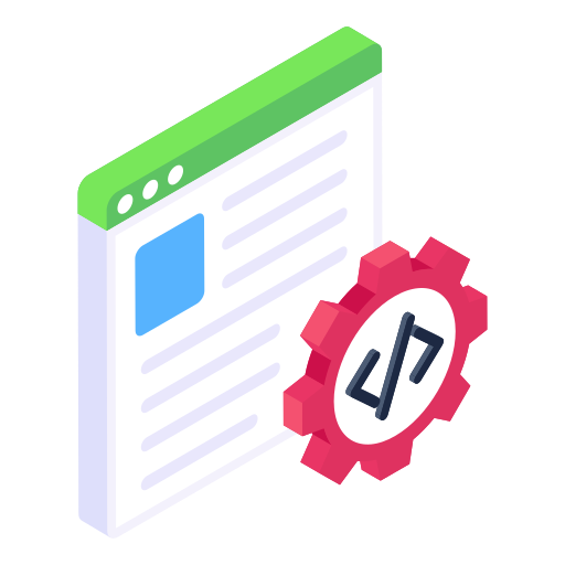 Web development Generic Isometric icon