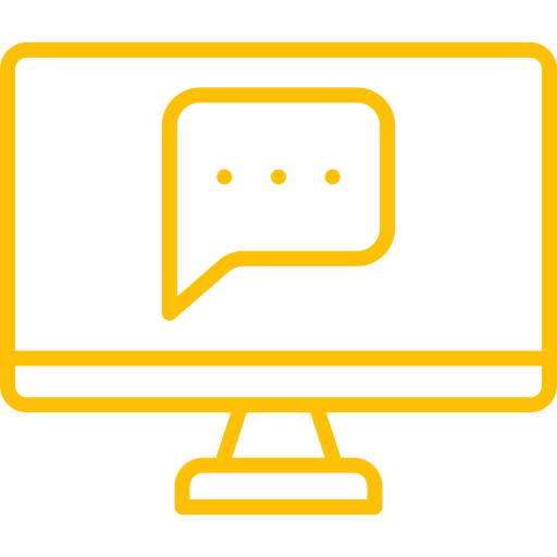 cuadro de chat icono gratis