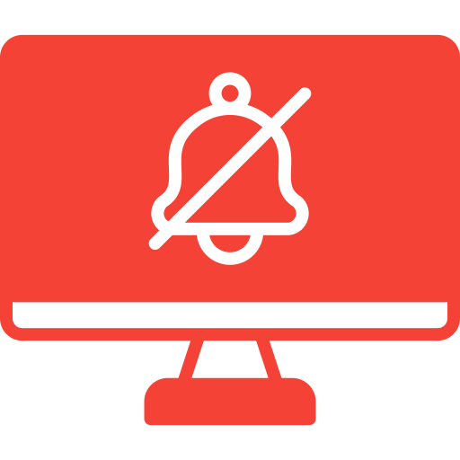 silencioso icono gratis