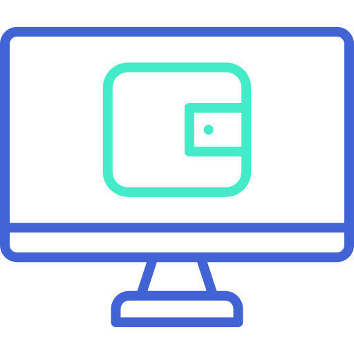 billetera icono gratis