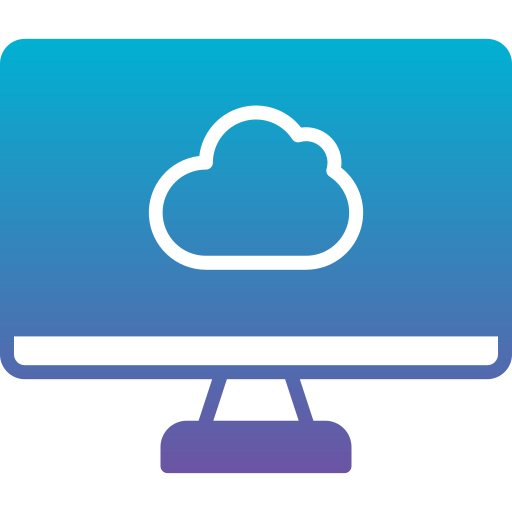 computación en la nube icono gratis