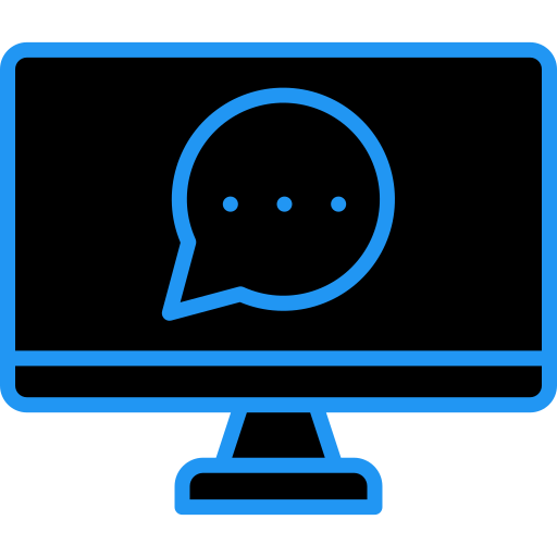 Chat bubble Generic Outline Color icon