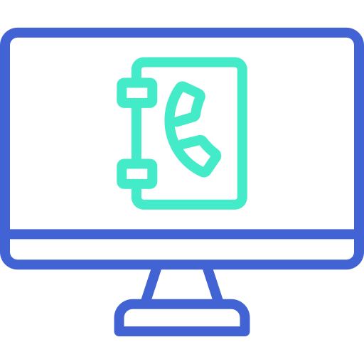 carnet de contacts Icône gratuit