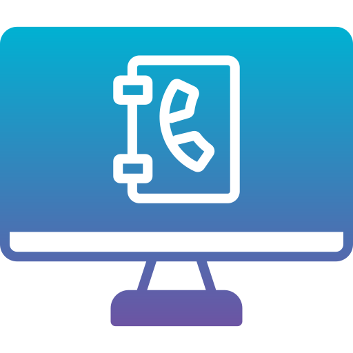 carnet de contacts Icône gratuit