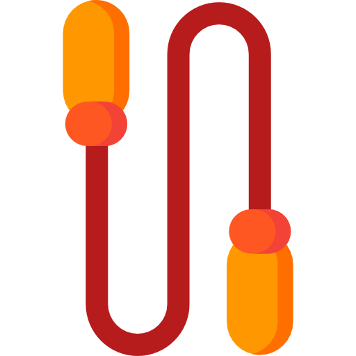 Jumping rope free icon Jumping rope free icon