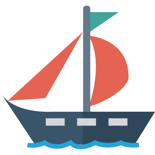 Boat Dinosoft Flat icon