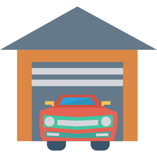 Garage - free icon