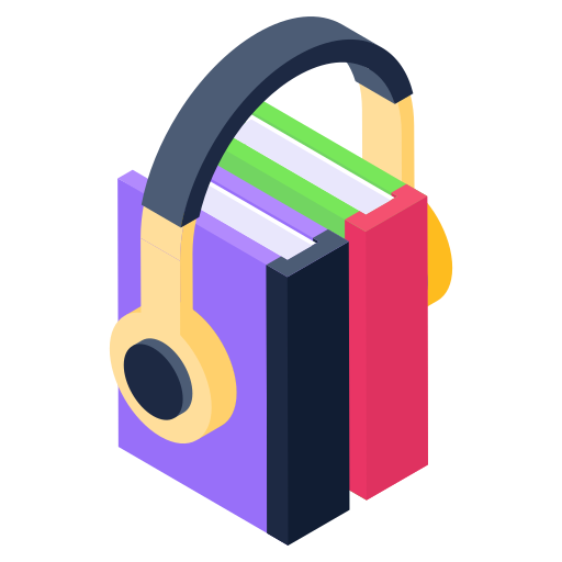 Audio book free icon