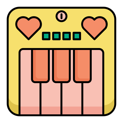 Piano Generic Outline Color icon