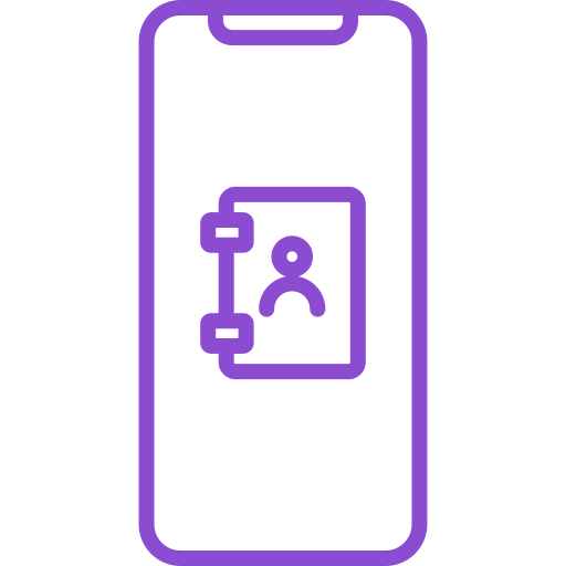 directorio telefónico icono gratis