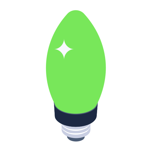 Light bulb Generic Isometric icon