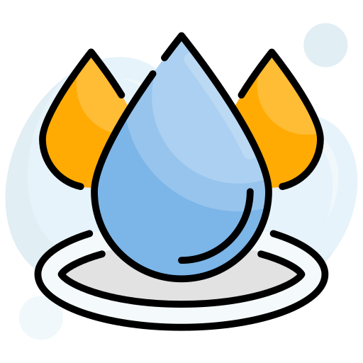 gotas de agua icono gratis