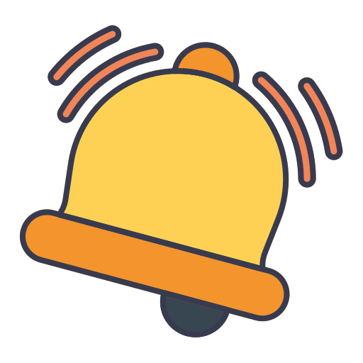 alarma de campana icono gratis