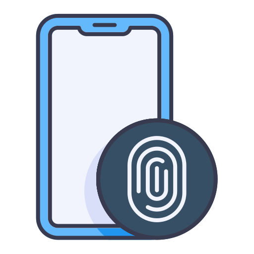 huella dactilar icono gratis