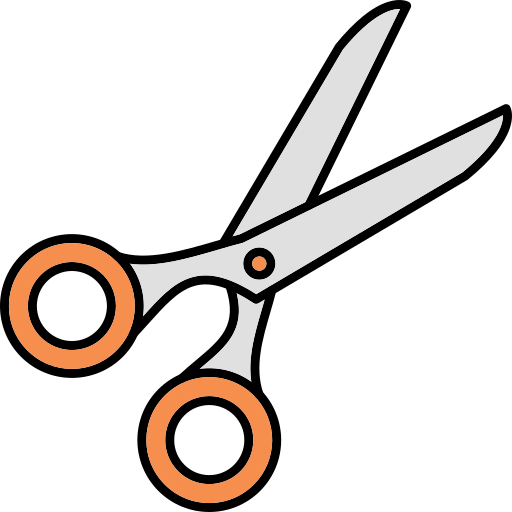 cortar con tijeras icono gratis
