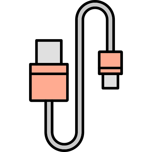 cable de datos icono gratis