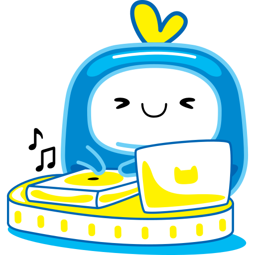 disc jockey gratuit sticker