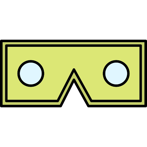 Vr glasses Generic Thin Outline Color icon