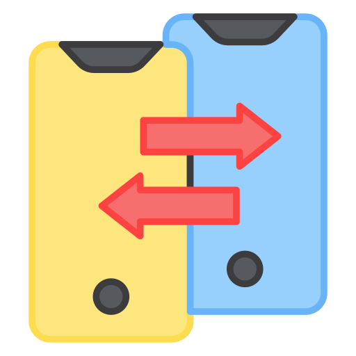 transferencia de datos icono gratis