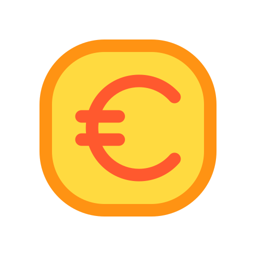 euro icono gratis