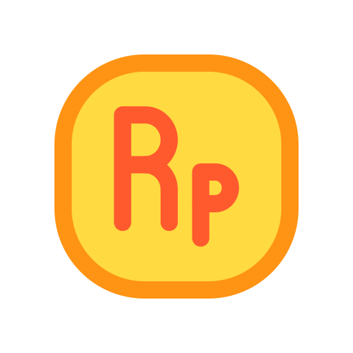 rupia indonesia icono gratis