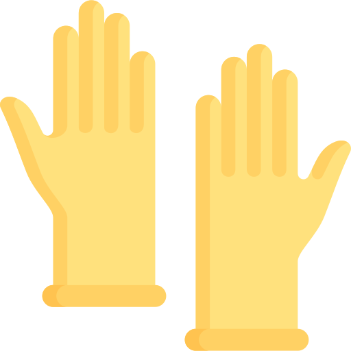 guantes de limpieza icono gratis