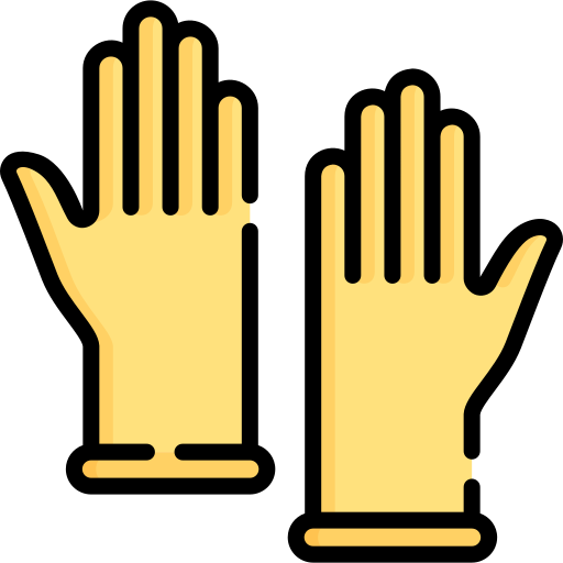 guantes de limpieza icono gratis