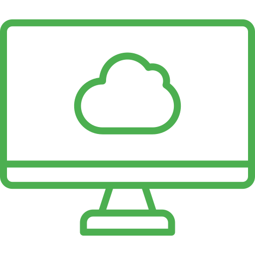 computación en la nube icono gratis