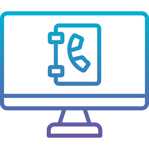 carnet de contacts Icône gratuit